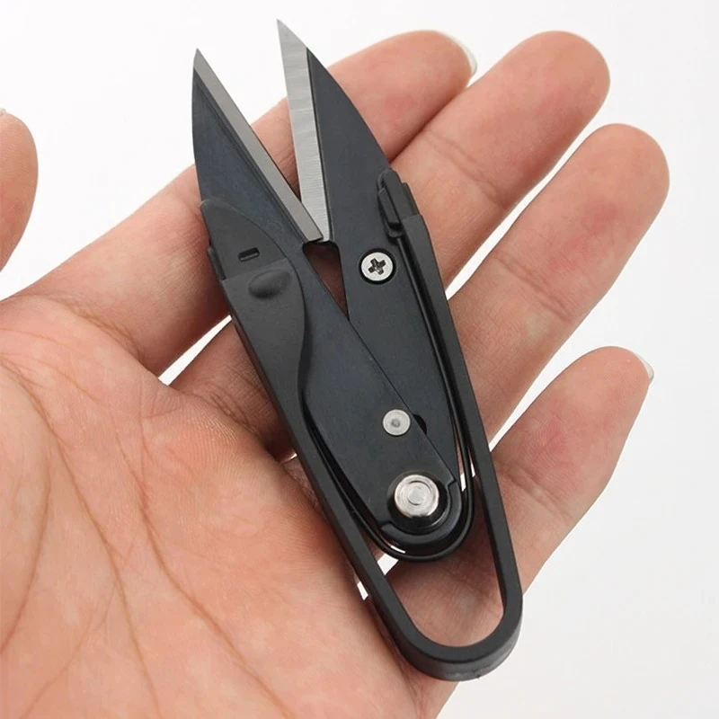 Carbon Steel Spring Thread Shears Leather Fabric Cutting Scissors DIY Sewing Embroidery Handcraft Jewelry Craft Supplies