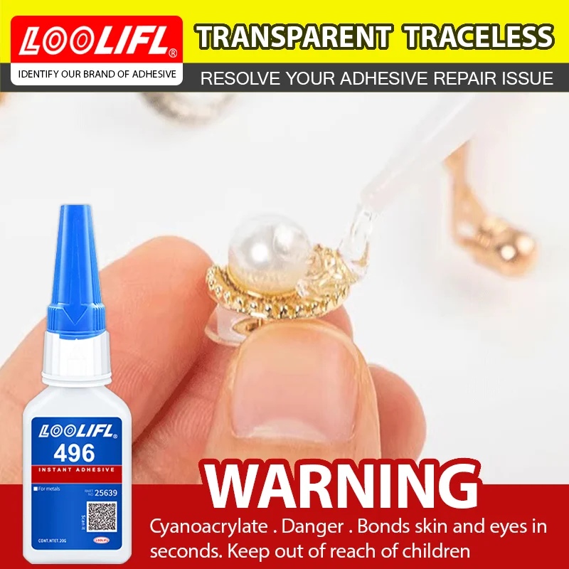 Professional Jewelry Glue Is Suitable for Exquisite Jewelry, Transparent, Safe, Waterproof, Simple to Operate and Odorless.