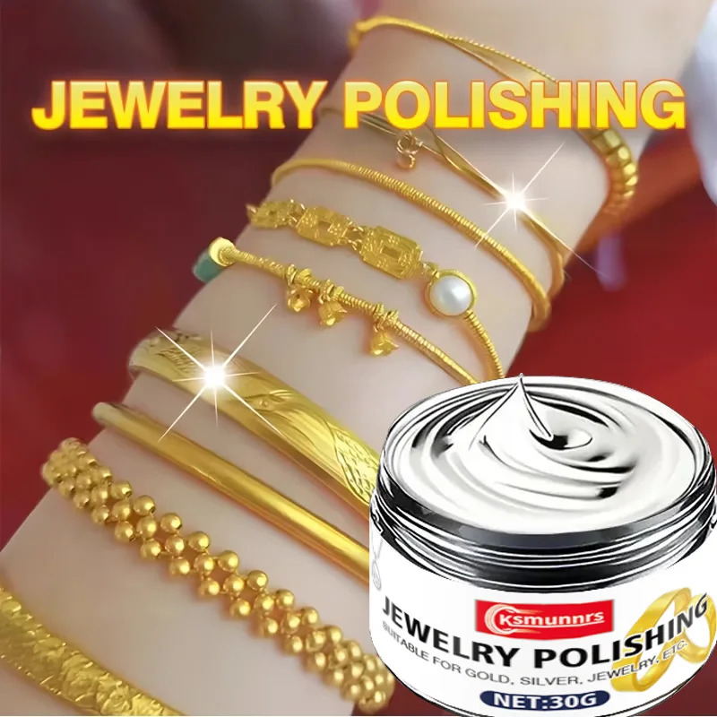 Jewelry Refurbishment Polishing Compound - Scratch Fixing & Tarnish Removal Luster & Brightness Restorer Protective Treatment