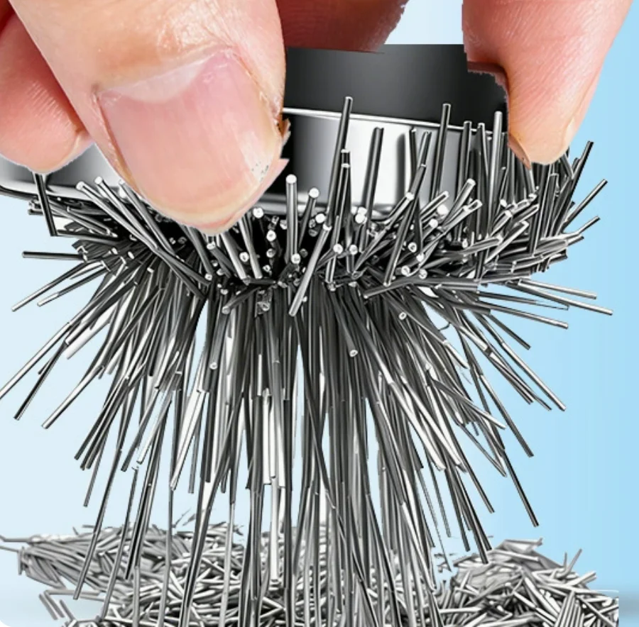 500g Stainless Steel Magnetic Polishing Needle for Jewelry Making Rotary Polisher Tool Cleaning And Finishing Media Pin