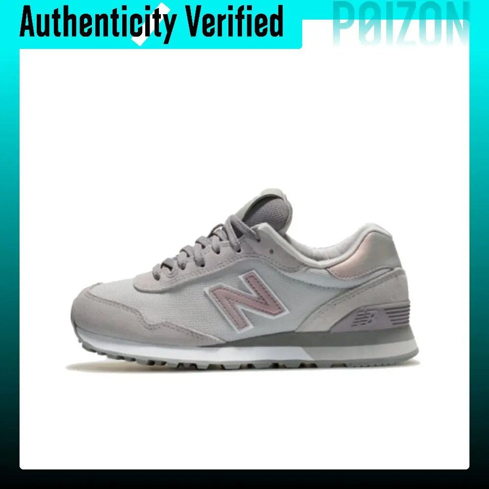 New Balance NB 515 Breathable Low top Casual City Commuting Running Shoes Women's Gray Pink WL515CSB