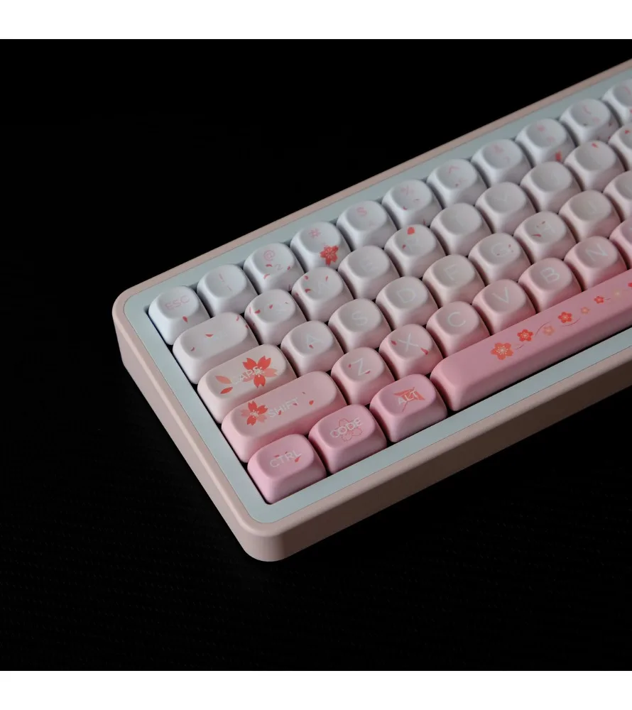 Sublimation mechanical keyboard cap wooting Sakura keycap PBTXOA highly personalized