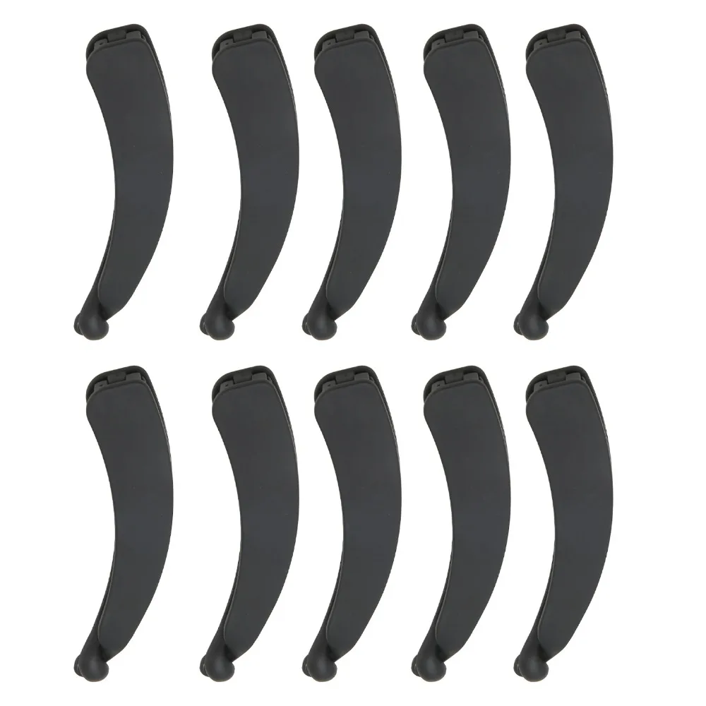 10PCS Daily Hairstyling Elegant Banana Hair Clip Sweet Black Color Hair Accessories Fashionable Safe Clip Banana Clip For Women