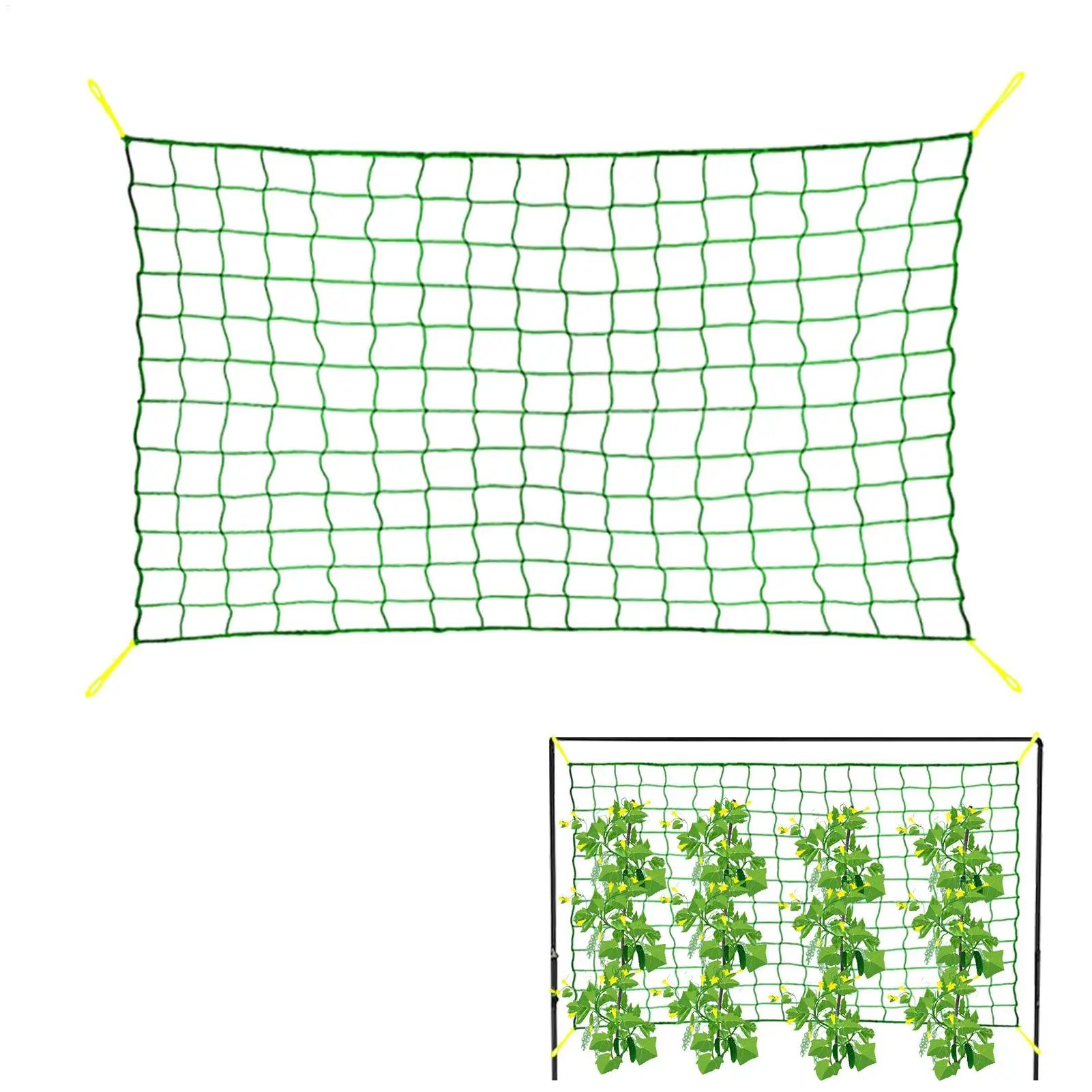 Plant Climbing Net Tree Netting Plant Support Durable Nylon Trellis Netting Pumpkin Mesh for Beans Tomatoes Peas Climbing Plants