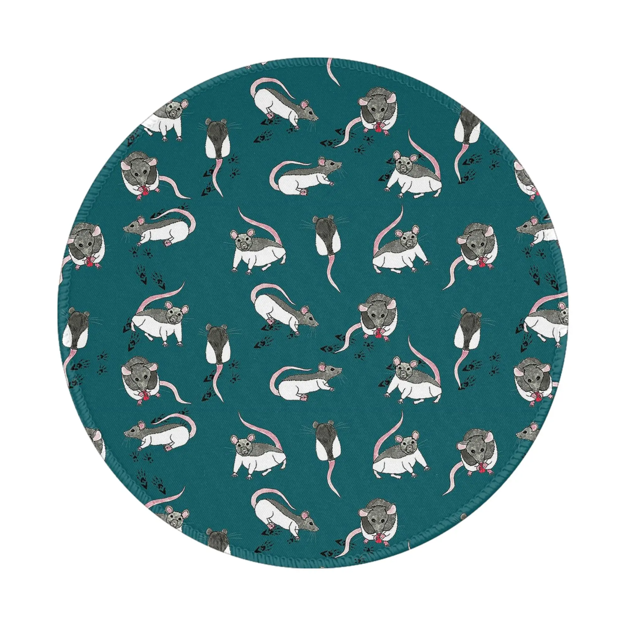 Rats Mouse Pad Computer Keyboard Mouse Mat Gaming PC Laptop Desk Mat Office Accessories Table Mats