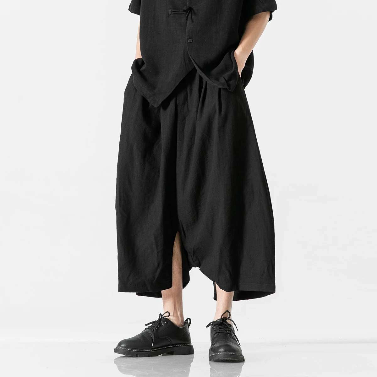 Pants Mens Japanese Styles Harajuku Baggy Trousers 2025 Male Spring Streetwear Y2K Fashion Punk Casual High Waist Wide Leg Pants