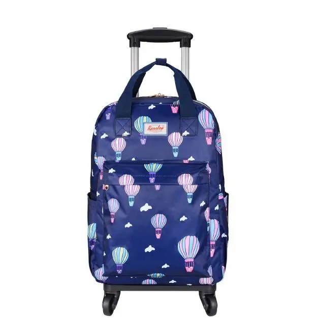 Women Carryon Hand Luggage Bags Wheels Women Wheeled Backpack Women Rolling Luggage Bag Cabin Size Travel Trolley Bags on wheels