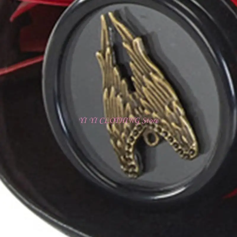 N5KF Steampunk Hat Steampunk Time Hat Steampunk Top Hat For Men With Goggles