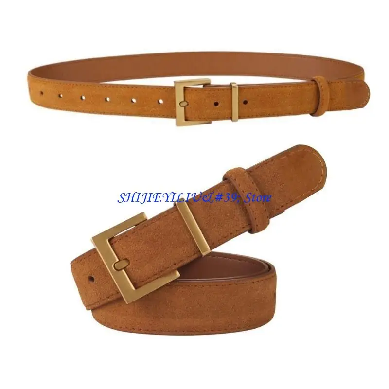 E21F Retro Waist Belt for Daily Costume Punk Waist Belt Casual Body Jewelry Versatile