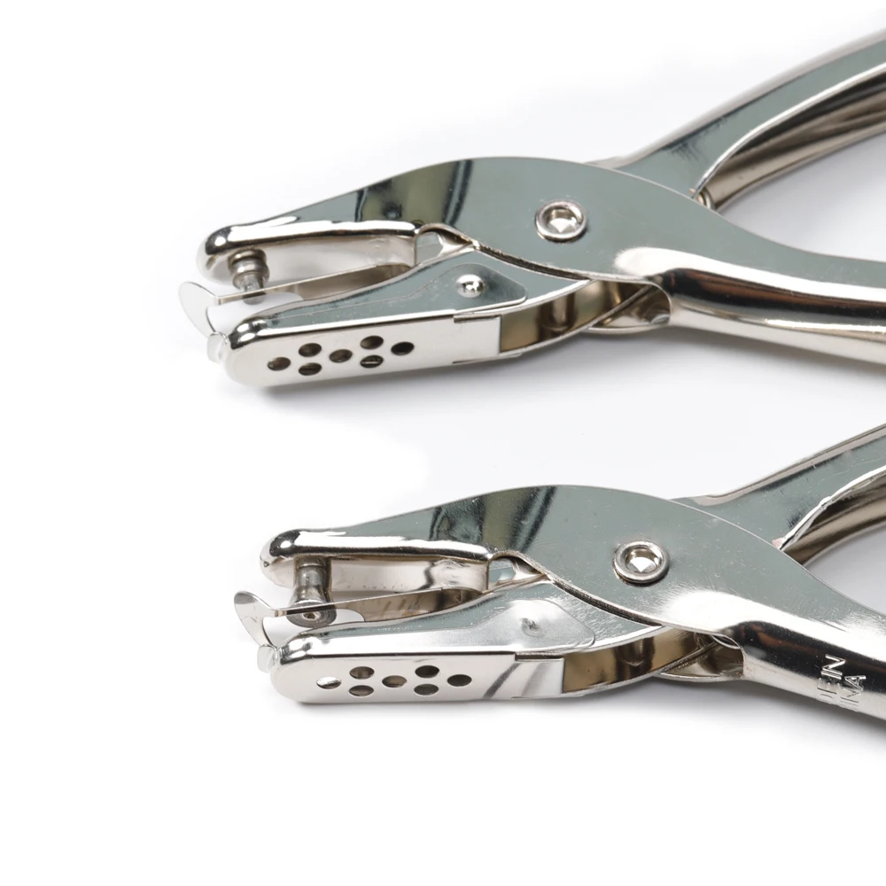 1pcs 3/6mm Pore Metal Iron Puncher Handheld Puncher Punch Pliers Hand Paper Scrapbooking Punches 1-8 Pages Paper Hole Puncher