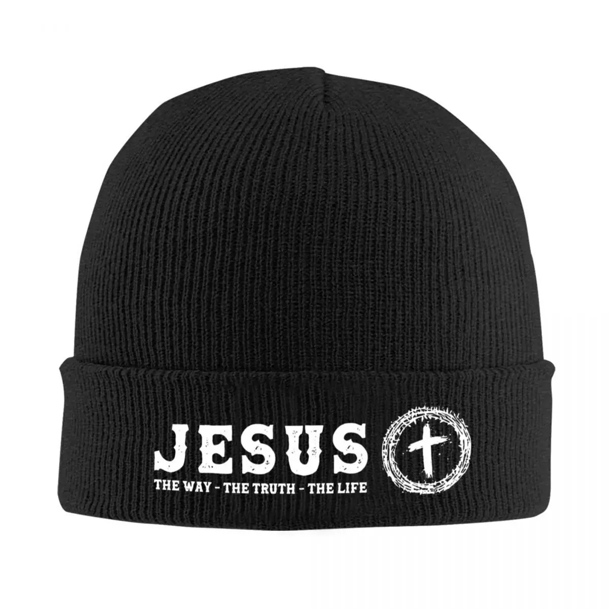 Bonnet Hats The Way The Truth The Life Beanie Hats Printed Beanies Autumn Winter Retro Men Women Outdoor Warm Soft Cap