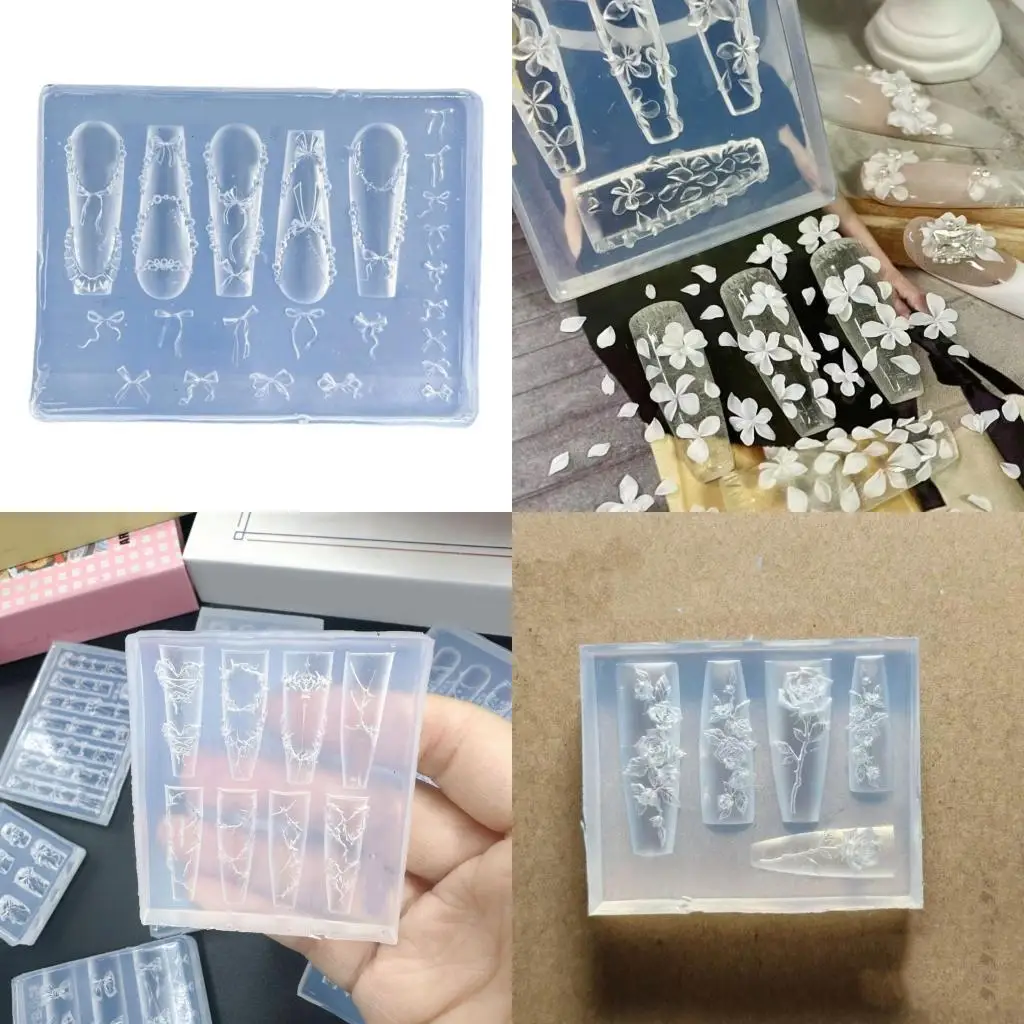 Reusable Art Stamp Mold For Crafting Floral Bowknot Decorations And Accessories