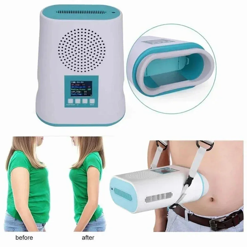 High performance mini cryolipolysis machine for body slimming and fat freezing treatment for personal and beauty salon use