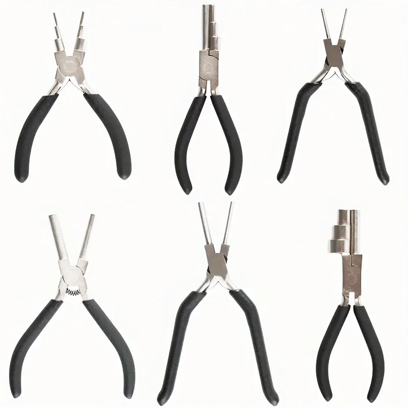 XUQIAN Heavy Duty Bail Making Pliers 6 in 1 Round Nose Pliers For Jump Rings Wire Wrapping Loop Forming Bends Jewelry Making