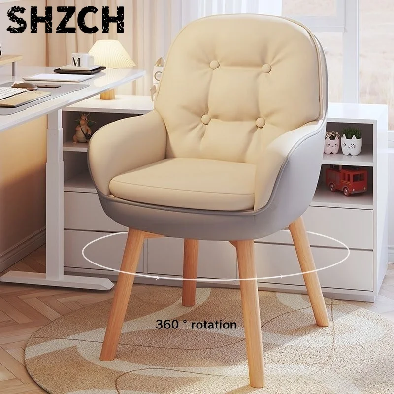 Makeup chair, computer , home bedroom, study , comfortable sitting, simple dressing  rotatable backrest