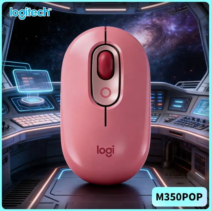 Slim Logitech   POP Mouse Recycled Plastic Silent Touch Bluetooth Low Energy for Linux Ubuntu Mint Systems