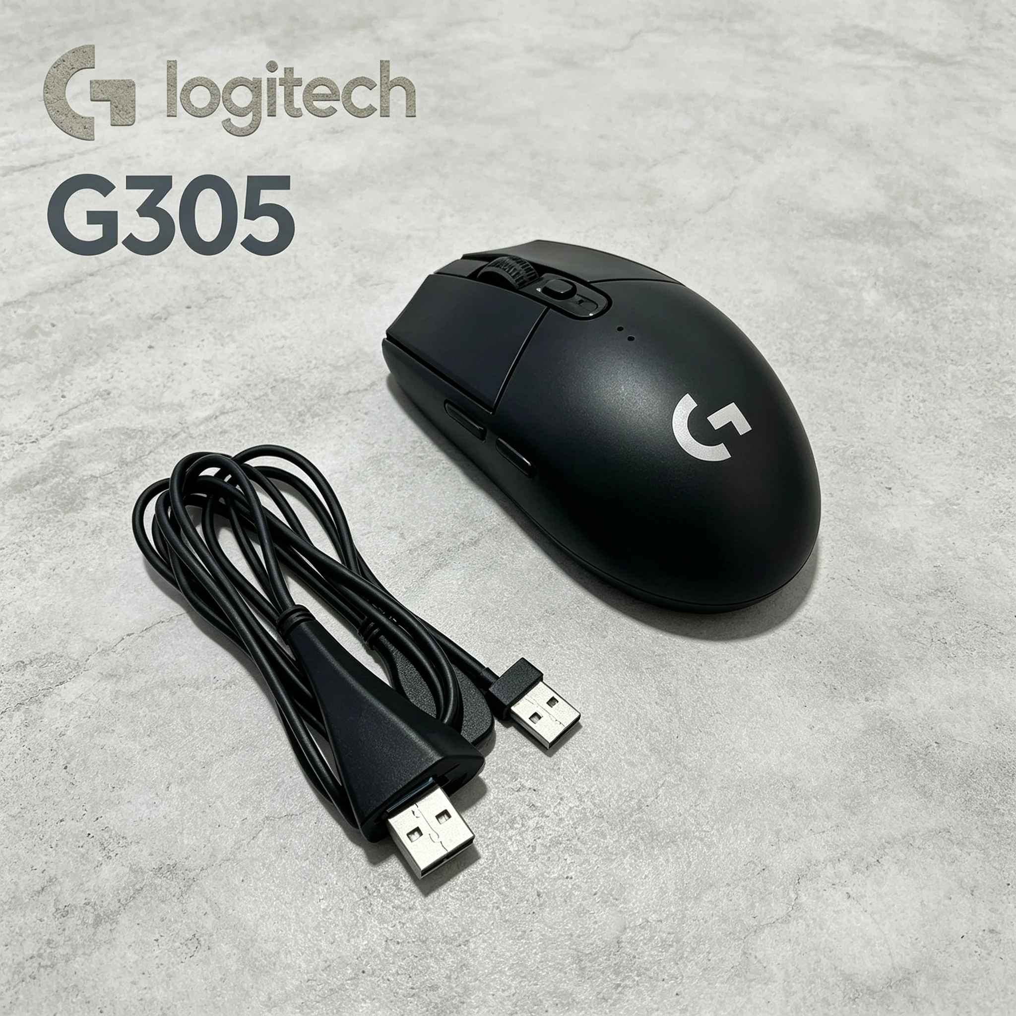 High Performance Logitech G305 Wireless Game Mouse With Transfer Adapter Cable MultiPurpose Mice For Gaming Entertainment Offic