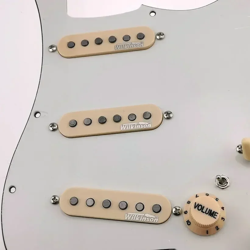 Shop Bo-Hong Store-Hot Sale-Pre-Wired Pickguard SSS Wilkinson Alnico V 7-Way type fully loaded