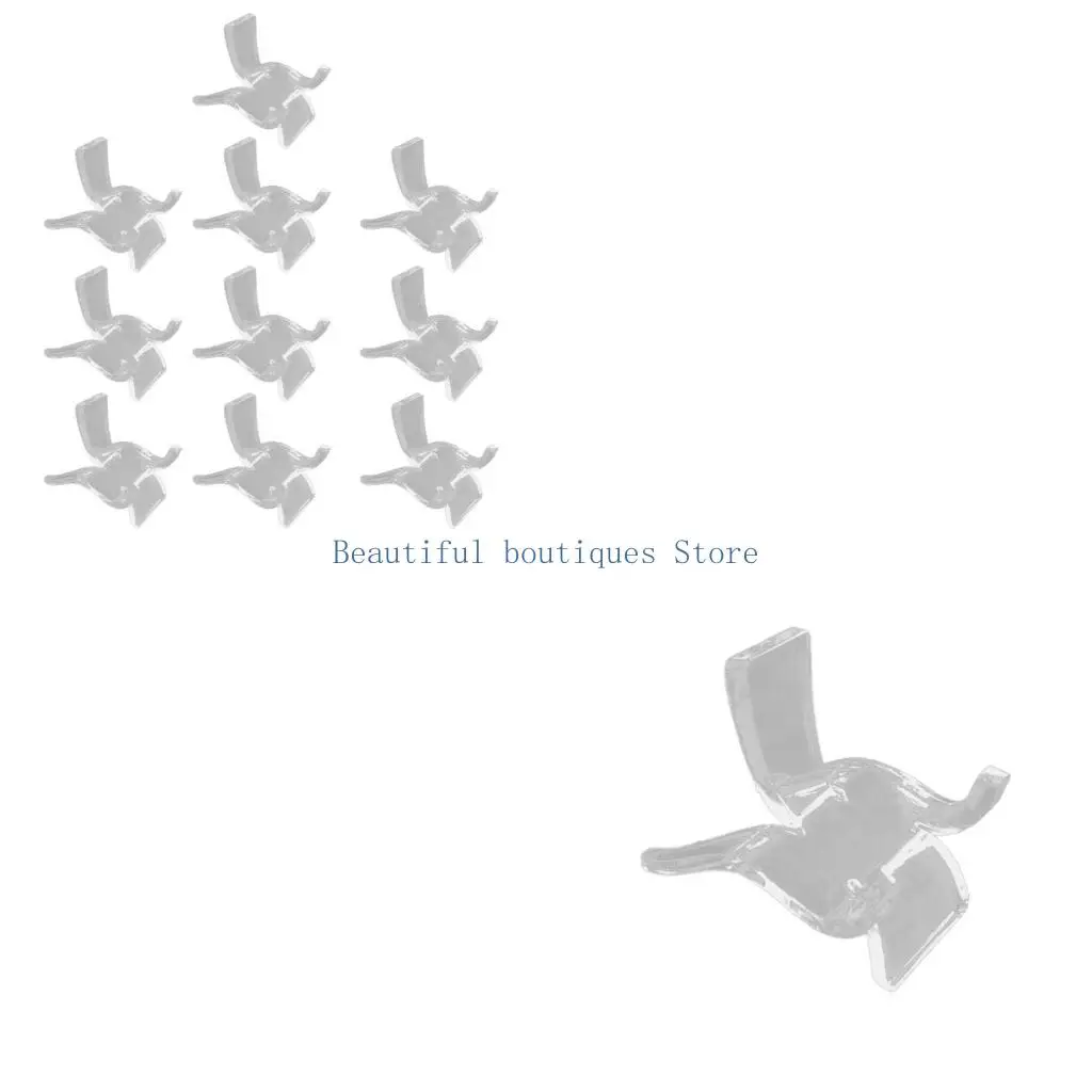 U4LF Acrylic Crystal Display Stand 10pcs/set Collectibles Display Stands Supplies