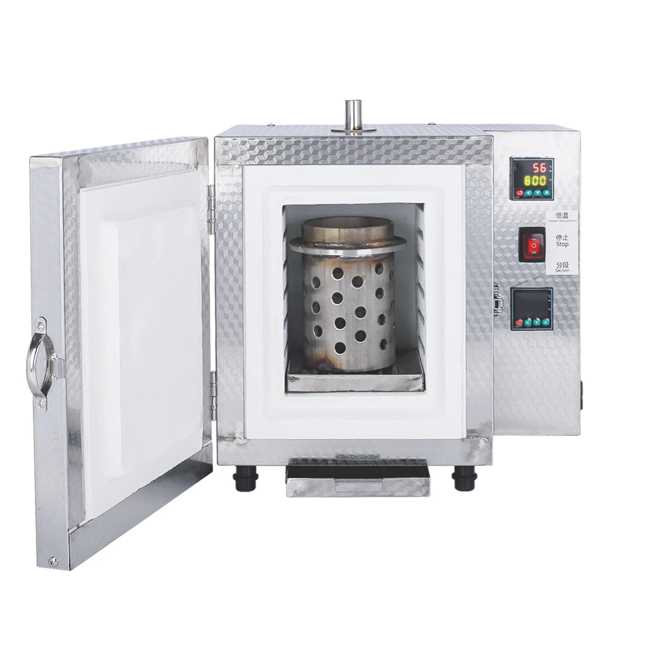 TOOLTOS 1500W Jewelry Casting Burnout Kiln Furnace Wax Mold Oven Machine for Lost Wax Casting with Dual Temperature Control