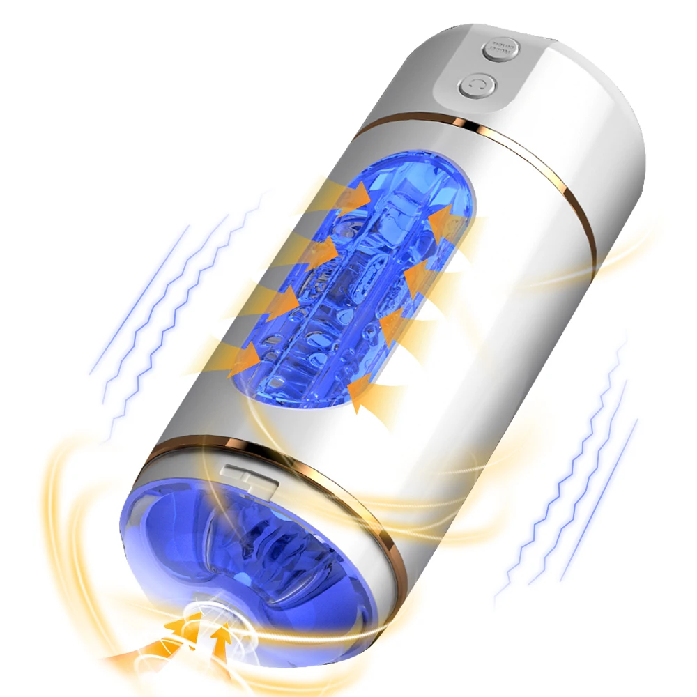 Men's Masturbator Pocket Pussy Automatic Male Masturbation Cup Intelligent Voice Penis Training Vibrator Sex Toy Joinjjtoy