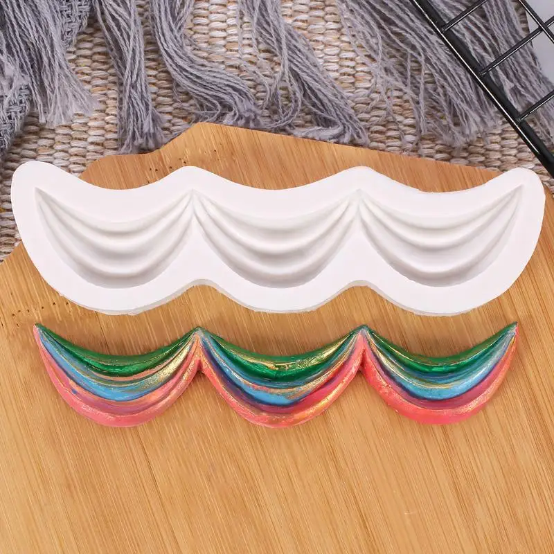 Patterned Silicone Mould, Fondant Cake & Cupcake Decor Tool for Sugarcraft and Resin Crafting