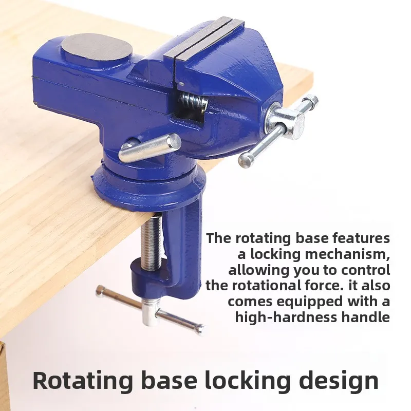 DIY Mini Bench Vise, Small Household Woodworking Mini Table Vise, Small Bench Vise