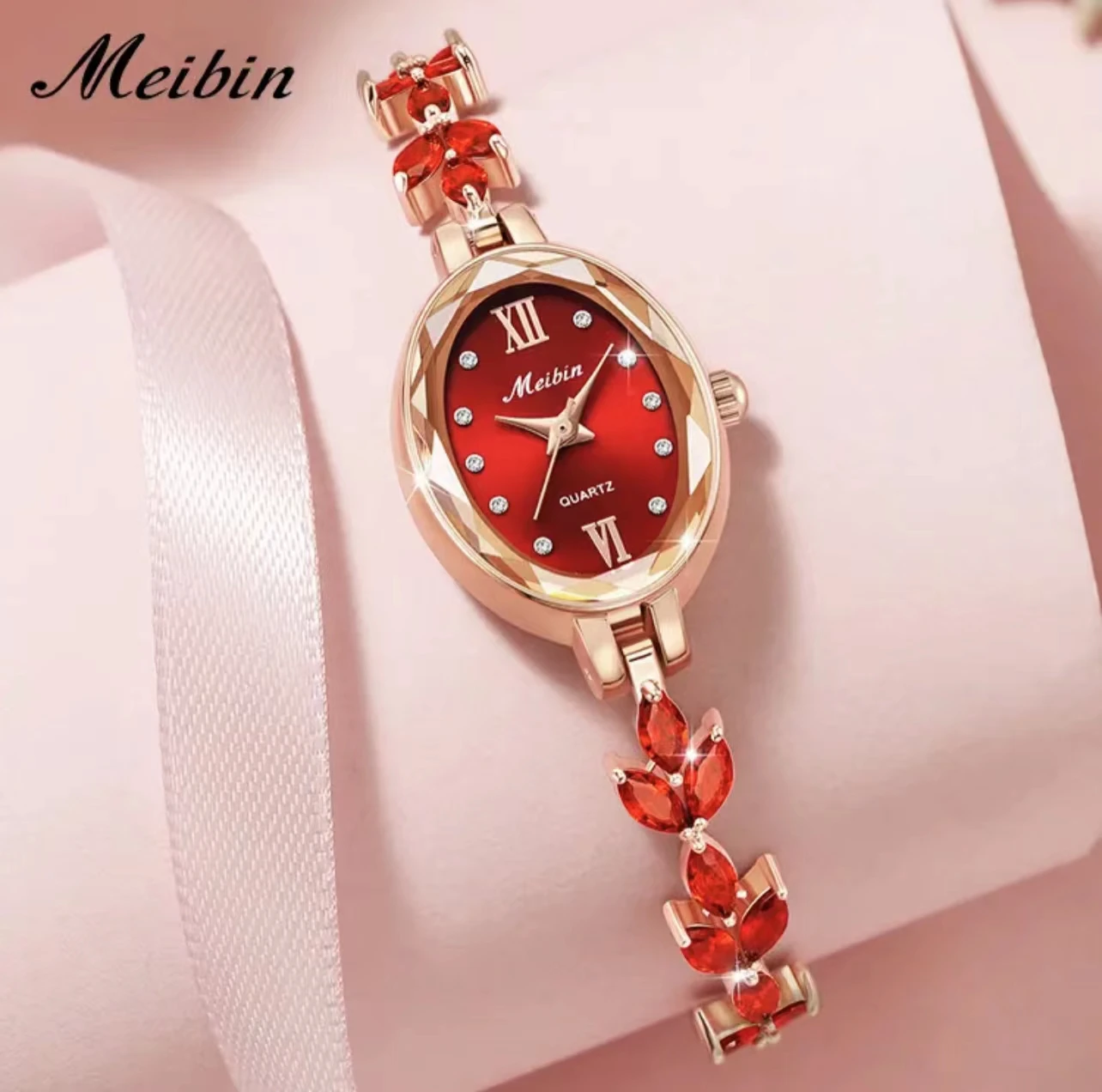 New exquisitebracelet women'swatchfashionabletemperamentsmalldial ladiesquartz watch women'saccessories women'shighquality watch