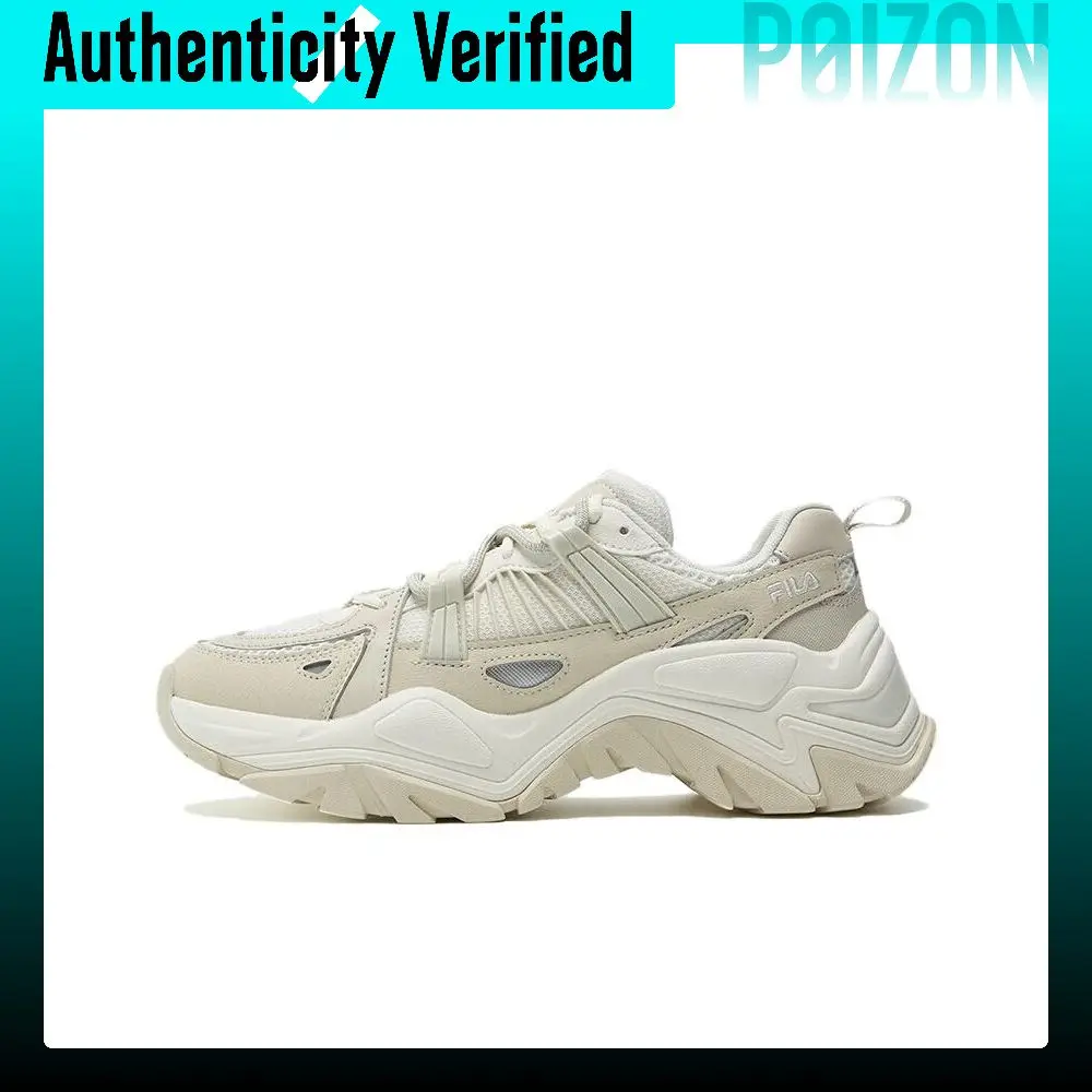 FILA SOFIA 1S+ Abrasion Resistant Coverage Abrasion Resistant Coverage Low top Chunky Sneakers Women's Milk White F12W331111FGB