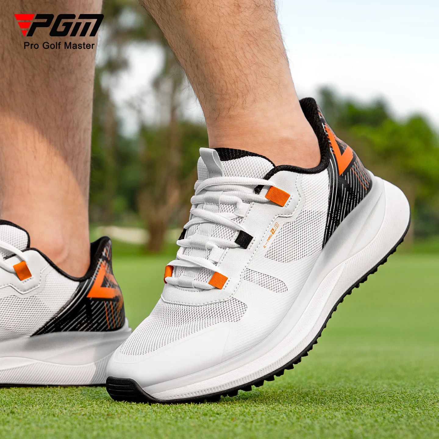 PGM New Golf Shoes for Men Summer Sports Sneakers Comfort Cushioning Breathable Anti Slip