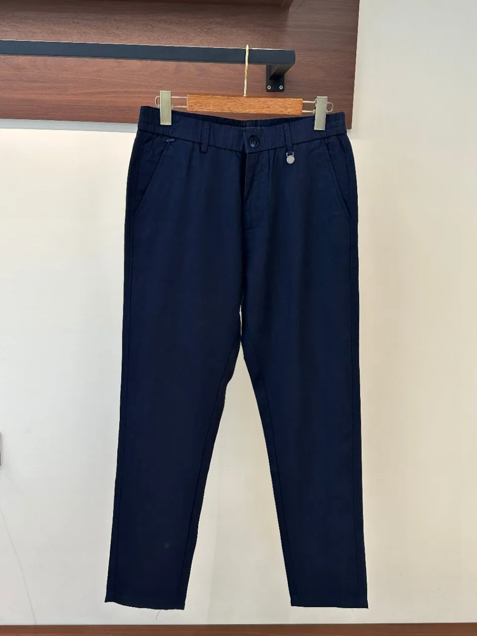 Old Money2026 New Men   Style Linen Blend Business Casual Stretch Comfort Breathable Straight Leg Casual Trousers