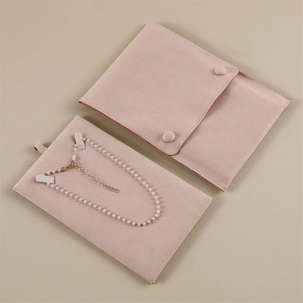 Velvet Jewelry Organizer Pouch with Card Bracelet Pearl Necklace Storage High-end Wedding Gifts Bag Fashion Jewelry Bag Joyero