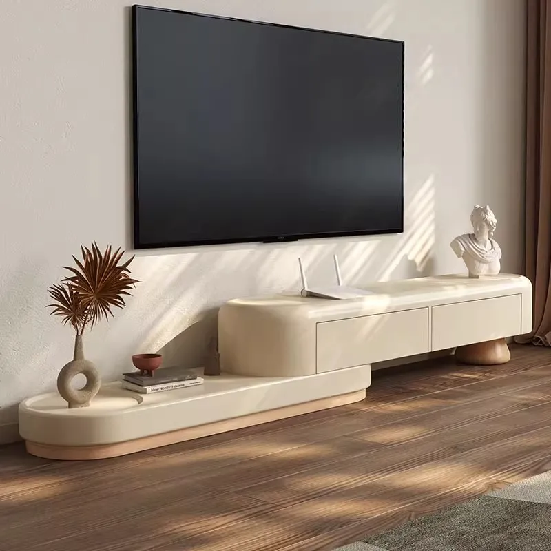 Modern White Tv Stands Cabinets Living Room Nordic Minimalist Tv Table Storage Universal Designer Archivadores Trendy Furniture