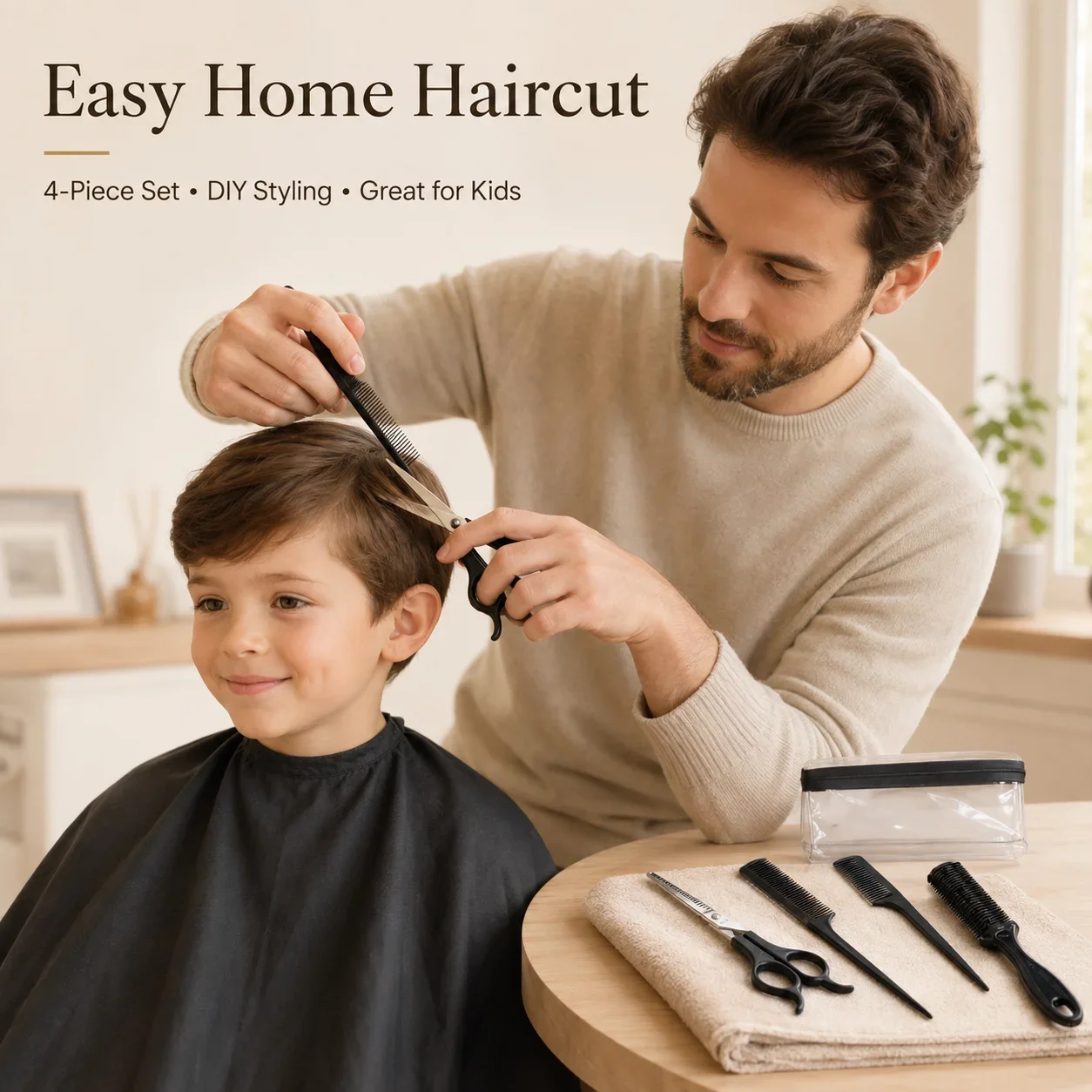 Scissors Sets - Suitable for Thinning and Styling Hair - For Finishing, Point Cuts, and Flat Cuts Special for Real Hair Wigs