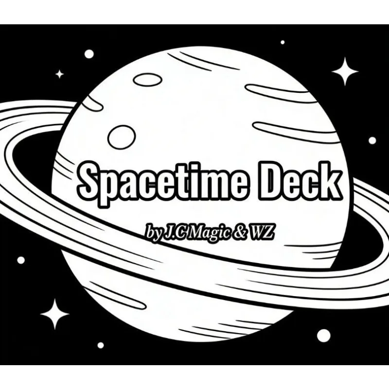 Spacetime Deck By J.C Magic & WZ Card Magic Tricks Close Up Illusion Street Magia Visual Effect Magicians Prop Gimmick Mentalism