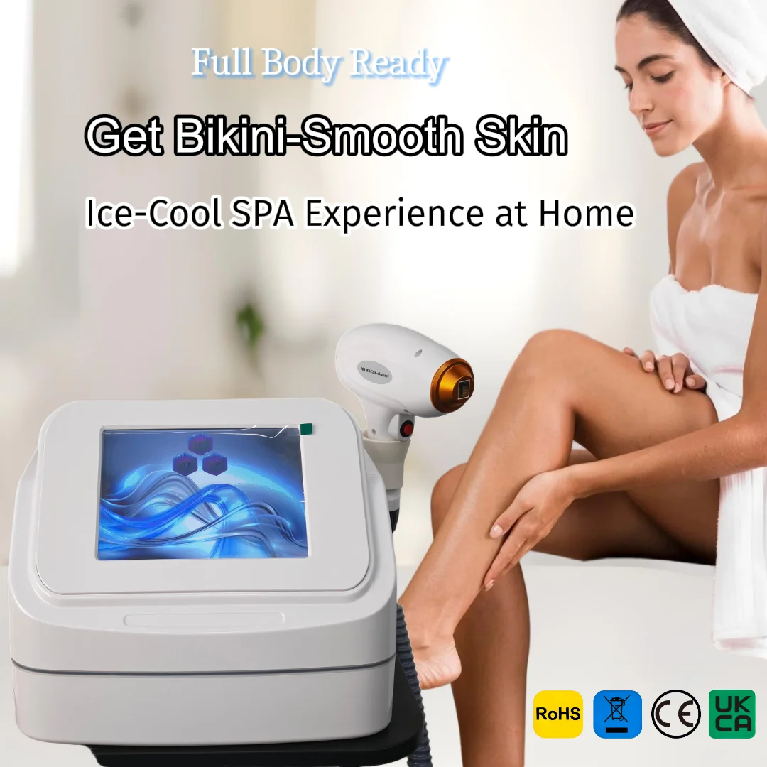Commercial 4000W 4-Wavelength Diode Ler Hair Removal Equipment: 755nm 808nm 940nm 1064nm + Dual Cooling Touch System, CE Appro
