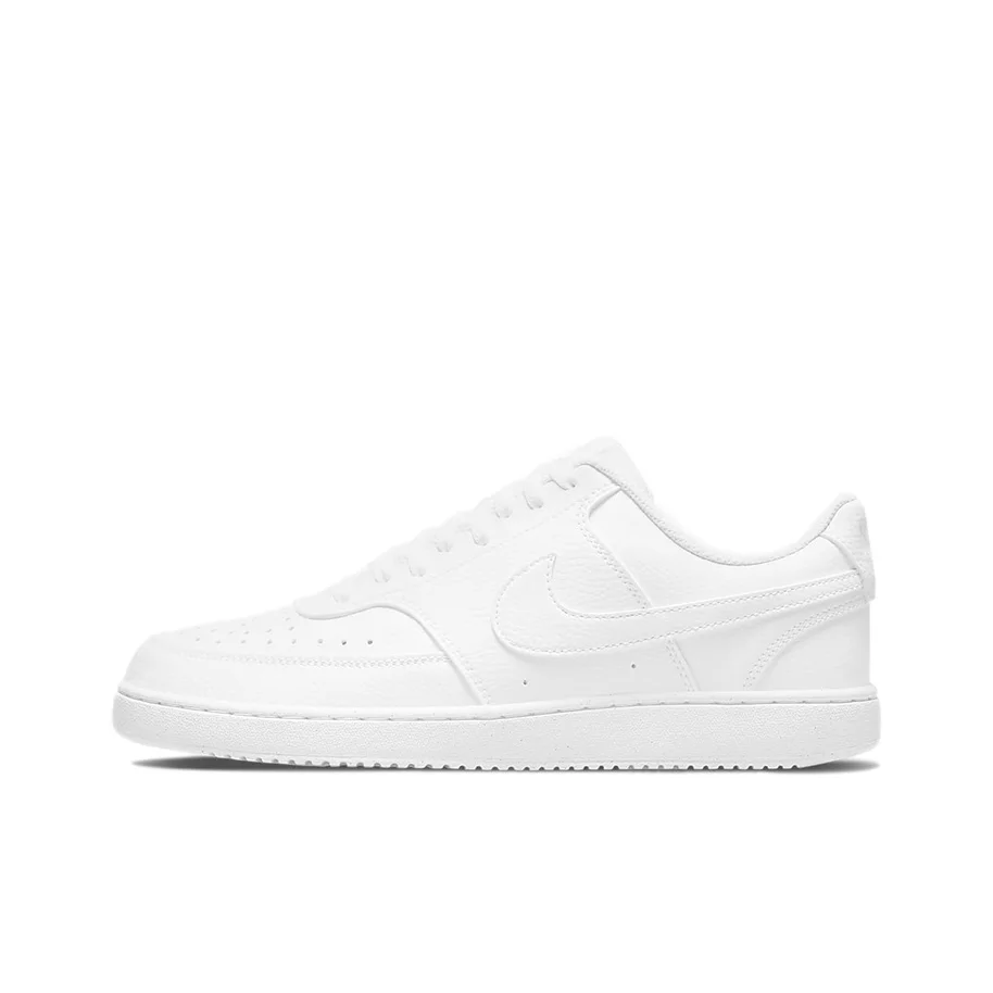 Nike Court Vision 1 Slip Resistant And Breathable Low top Skateboard Shoes Men's White DH2987-100