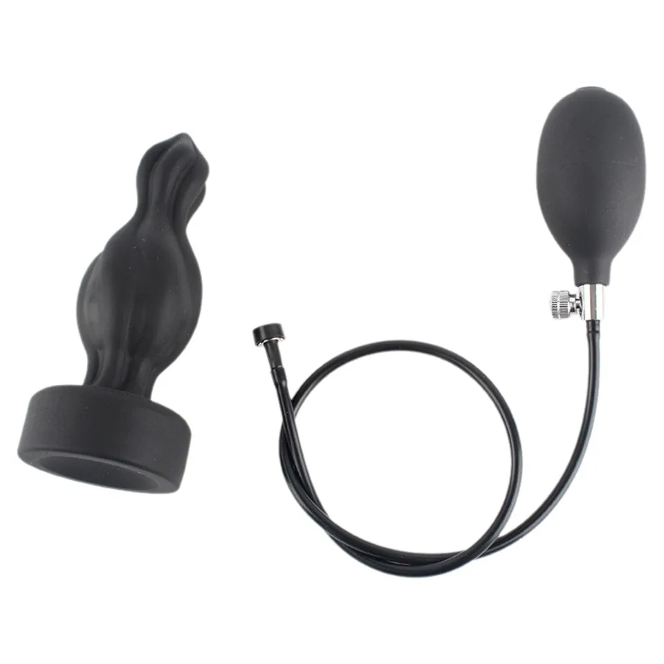 Expand Inflatable Anal Plug Huge Buttplug Big Anus Dilators Stimulate Sex Toys For Women Men Adult Masturbator Prostate Massager