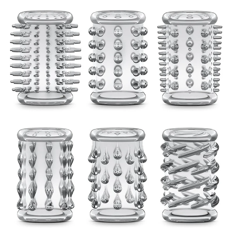 6Pcs/set For Men Lock Sperm Delay Ejaculation Cockring Intimate Goods Sex Shop Cock Ring G-spot Stimulate Penis Ring Sex Toys