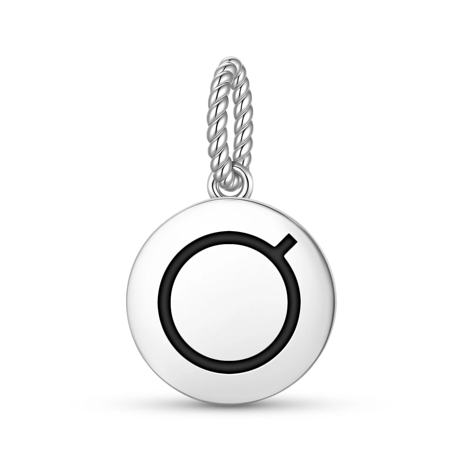 Conjunction Astrology 925 Sterling Silver Charm Bead DIY Pendant Charm for Bracelet Jewelry Gift