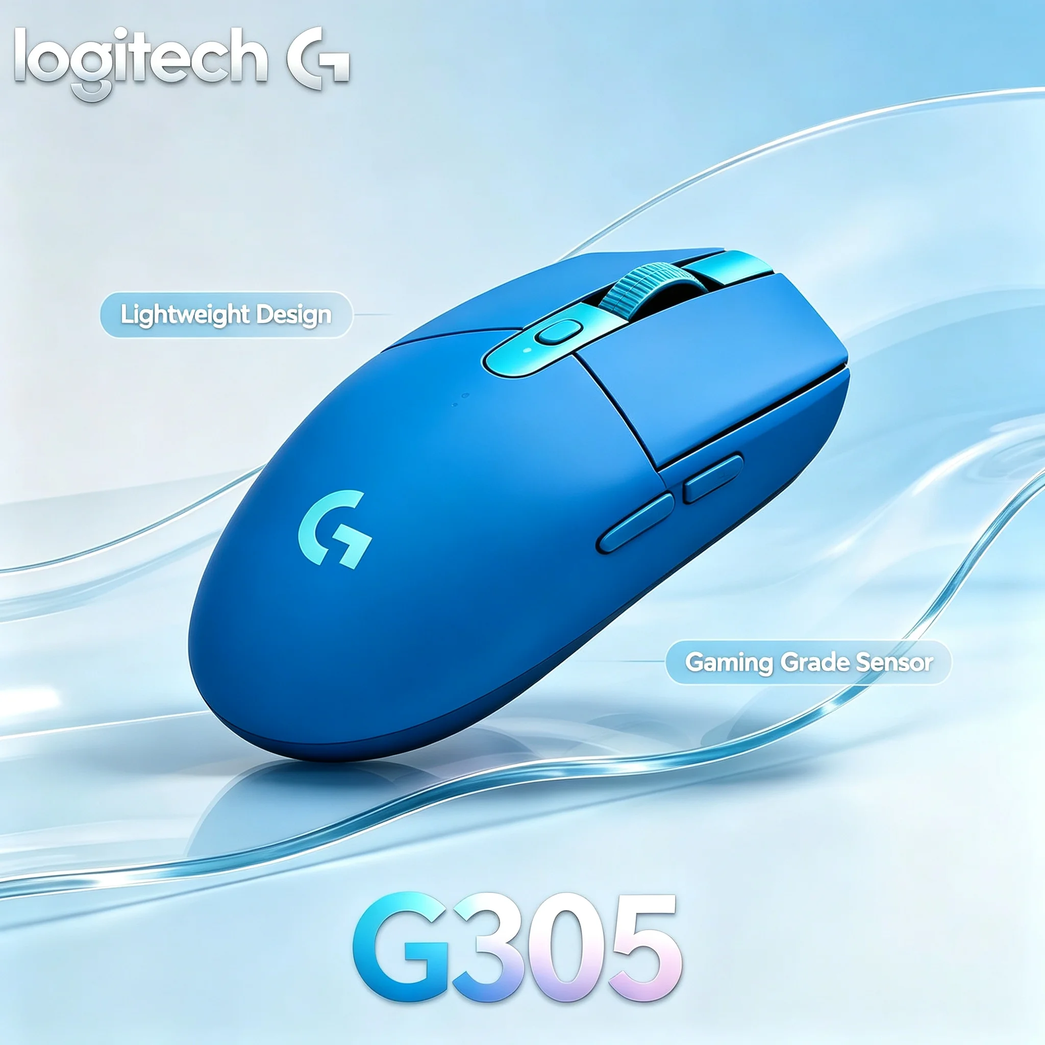 Logitech G305 High Performance HERO Wireless Gaming Mouse Adjustable DPI For E-sports And Business Office