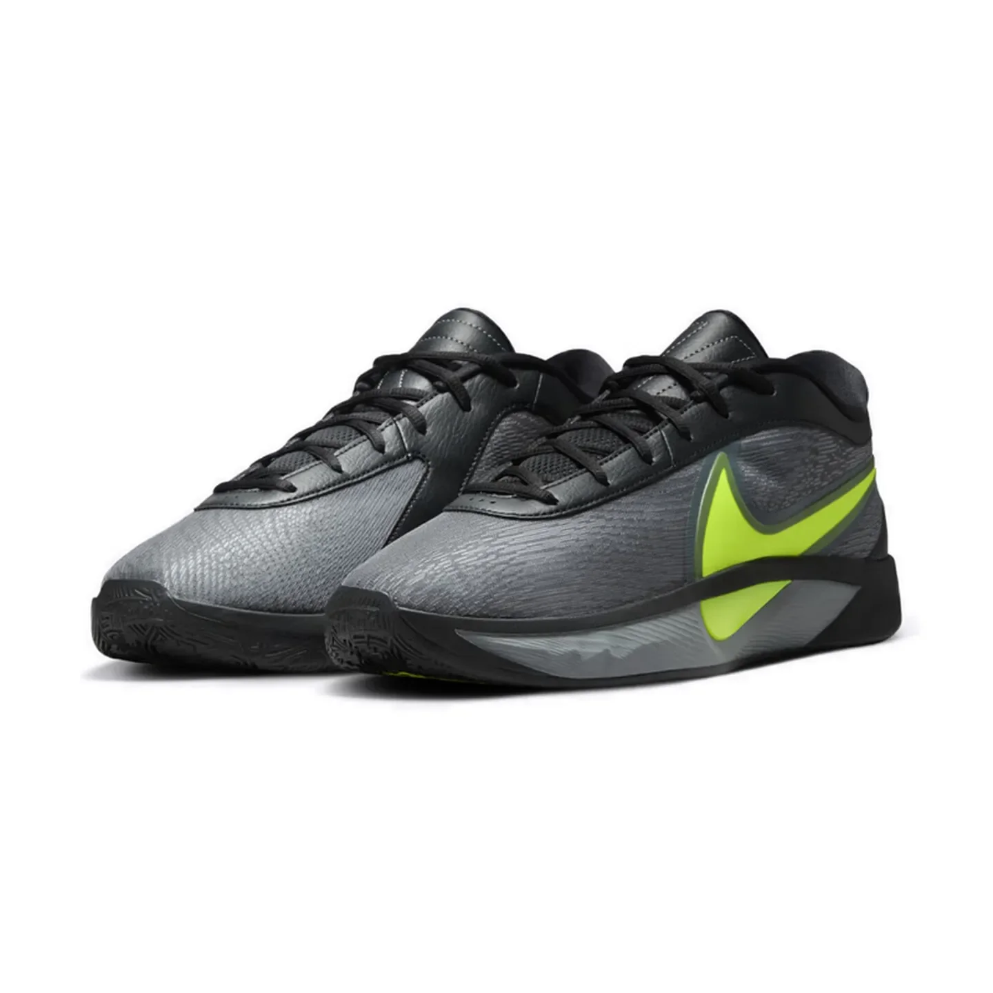 Nike Giannis Freak 6 Naiia EP Versatile, Slip-Resistant, Durable Low-Top Basketball Shoes for Men Black/Green FJ7807-001