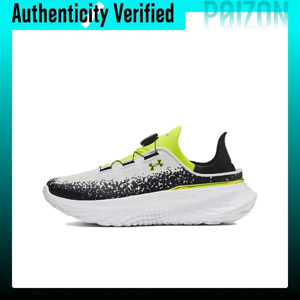 Under Armour SlipSpeed Breathable Low top Casual Running Shoes Unisex White Black 3028539-107