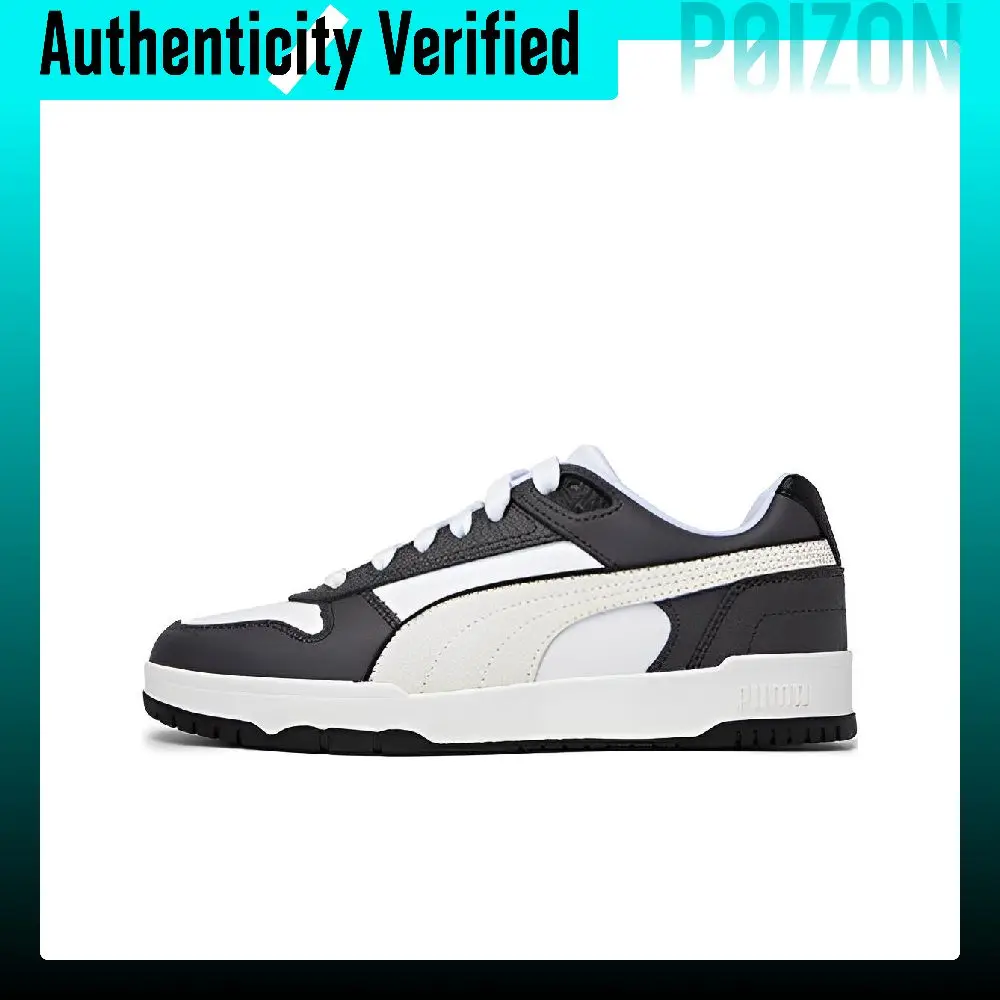 PUMA RBD Game Skate Shoes Unisex Low-top White/Black 386373-22