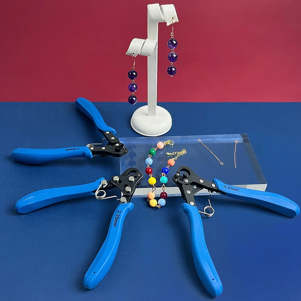 Multifunctional 1.5/2.25/3mm Looper Pliers,1-Step Loop Maker for Jewelry & Ring Making,Precision Tool for Rosaries,Earrings