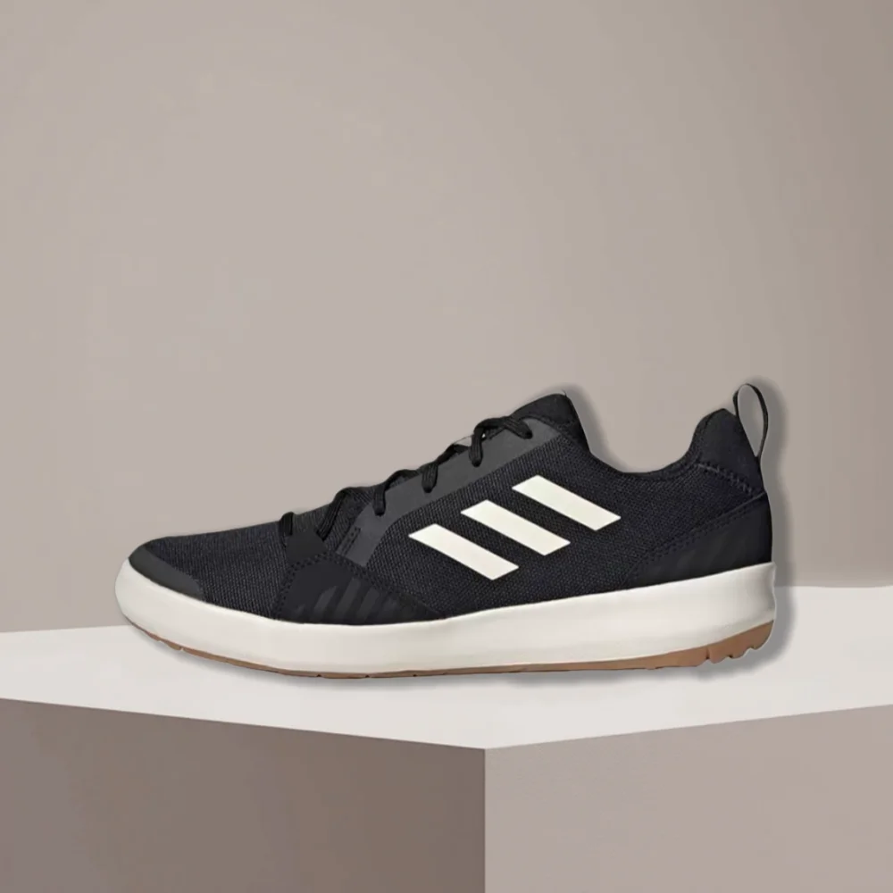 adidas Terrex Boat Lace Dlx Durable Breathable Lightweight Low-Top Casual Running Shoes Black Unisex G26530