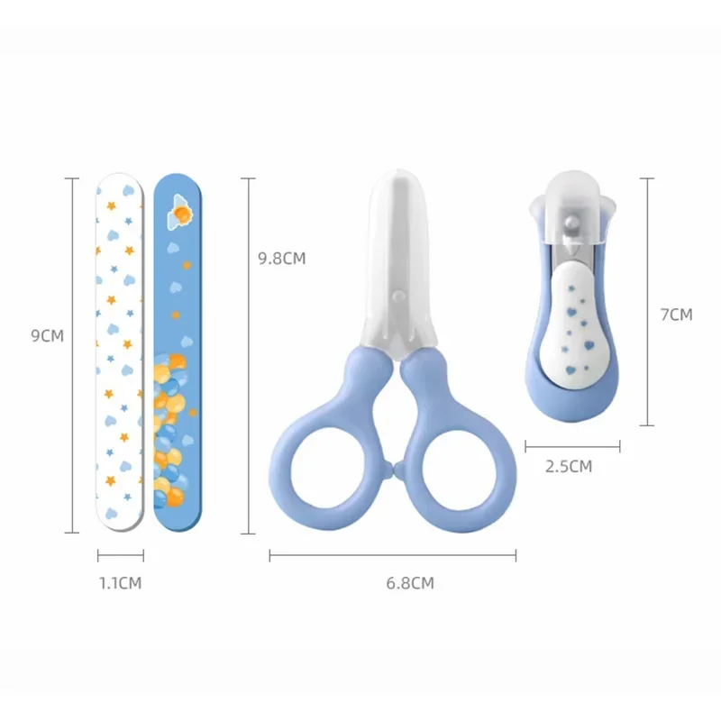 vvocci For Kids Nail Clipper Scissors Nail Clippers Baby Trimmer Children's Care Tools Storage Set Baby's Nail Clippers Kits