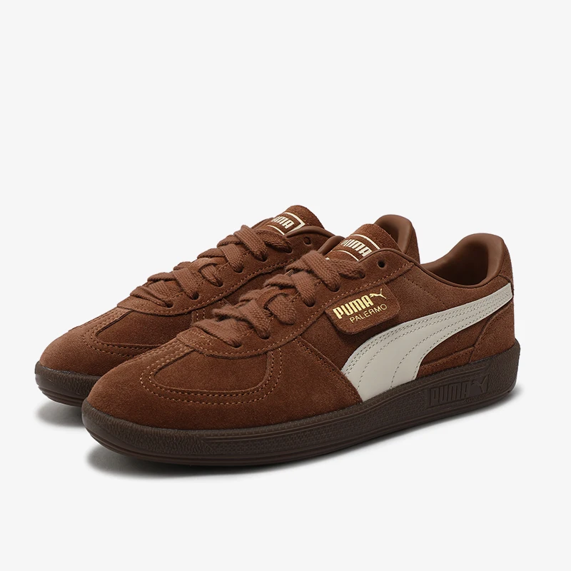 Puma genuine Palermo Men's and Women's Low-Top Casual Laced Sports Slip-On Shoes 396463-56