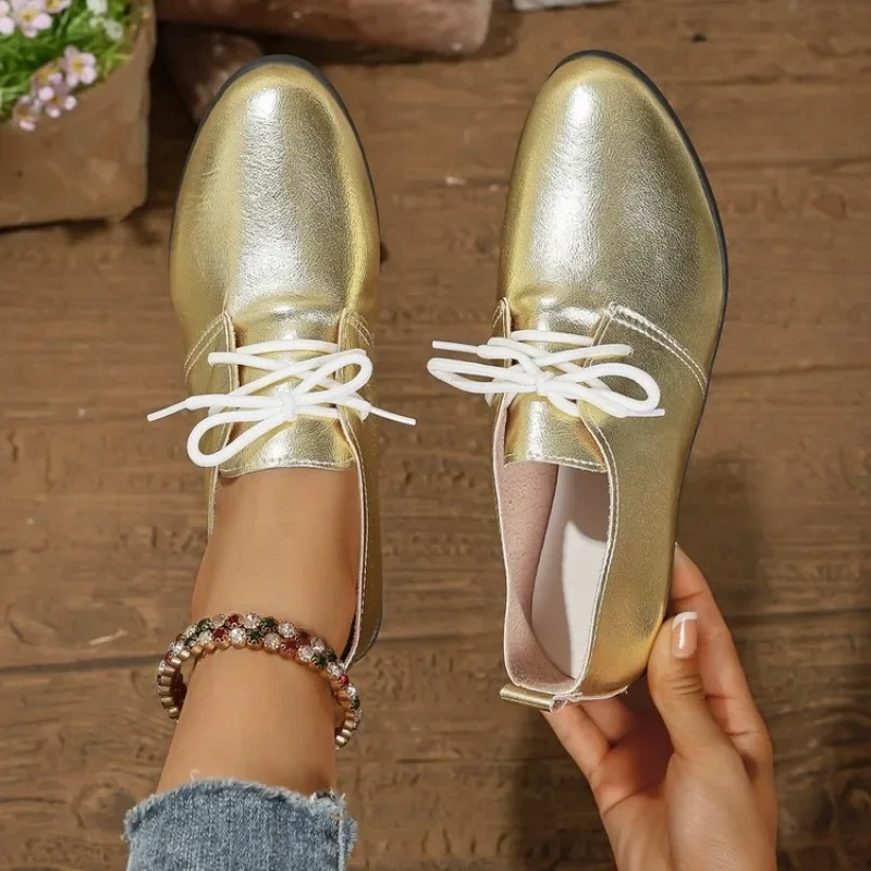 2026 Genuine Leather Summer Loafers Women Casual Shoes  Soft Pointed Toe Ladies Footwear Women Flats Shoes Female