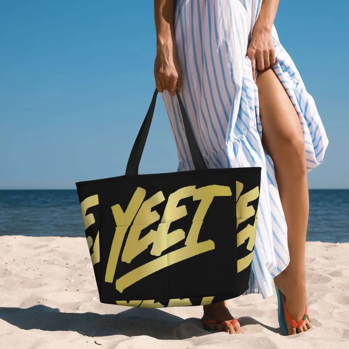 Lazar Beam Jey Uso Yeet Beach Tote Bag Sport Gym Yoga Duffle Large Tote Bag Women Travel Bag Fitness bag